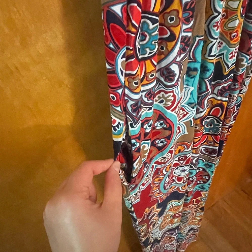 Multicolor Patterned Dress - Picture 4 of 7